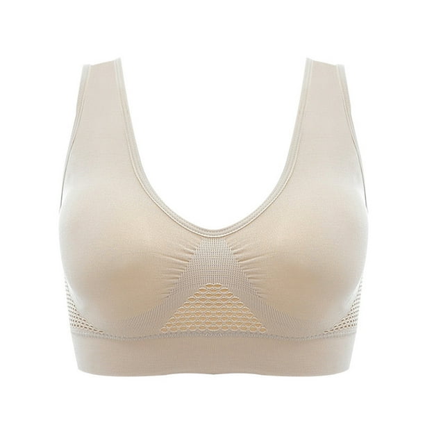 Women's Plus Size Bra Shockproof Breathable Wireless Push-up Sports Underwear Women's Plus Size Bra Shockproof Breathable Wireless Push-up Sports Underwear